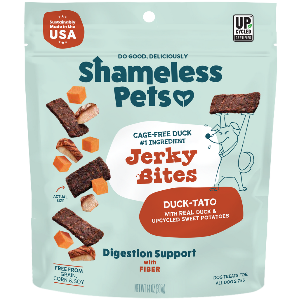 Routine Ready Duck-Tato Bite Sized Jerky Dog Treats for daily home and personal routines with pet care treats and accessories