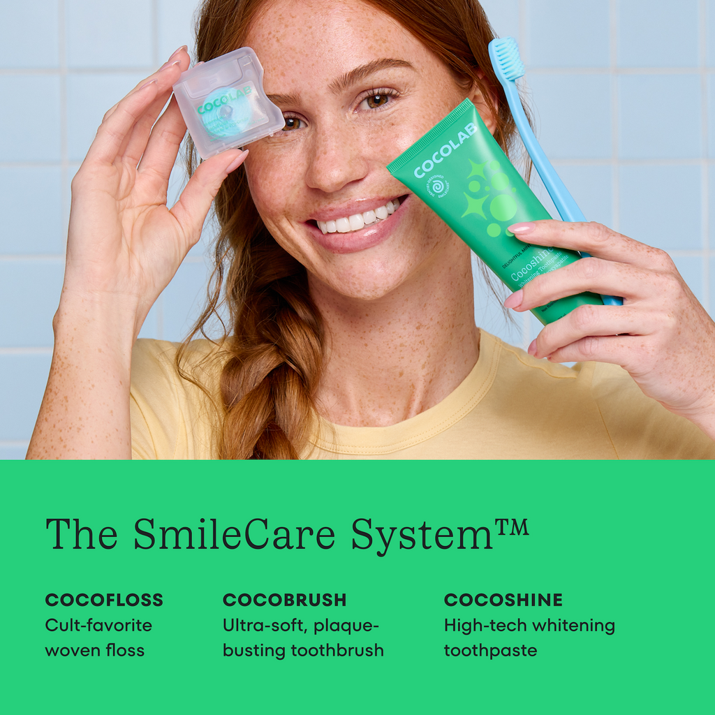 Daily Care Cocoshine Whitening Toothpaste - Fluoride included for daily home and personal routines with oral care