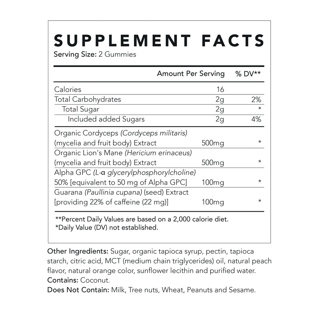 Everyday Home AM Mushroom Gummies - Focus and Energy for daily home and personal routines with general everyday essentials