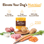 Daily Care Hopkins Pork N Potato Human-Grade Dog Meal, Mixer or Meal Topper, 9 oz Pouch - Single for daily home and personal routines with pet care treats and accessories