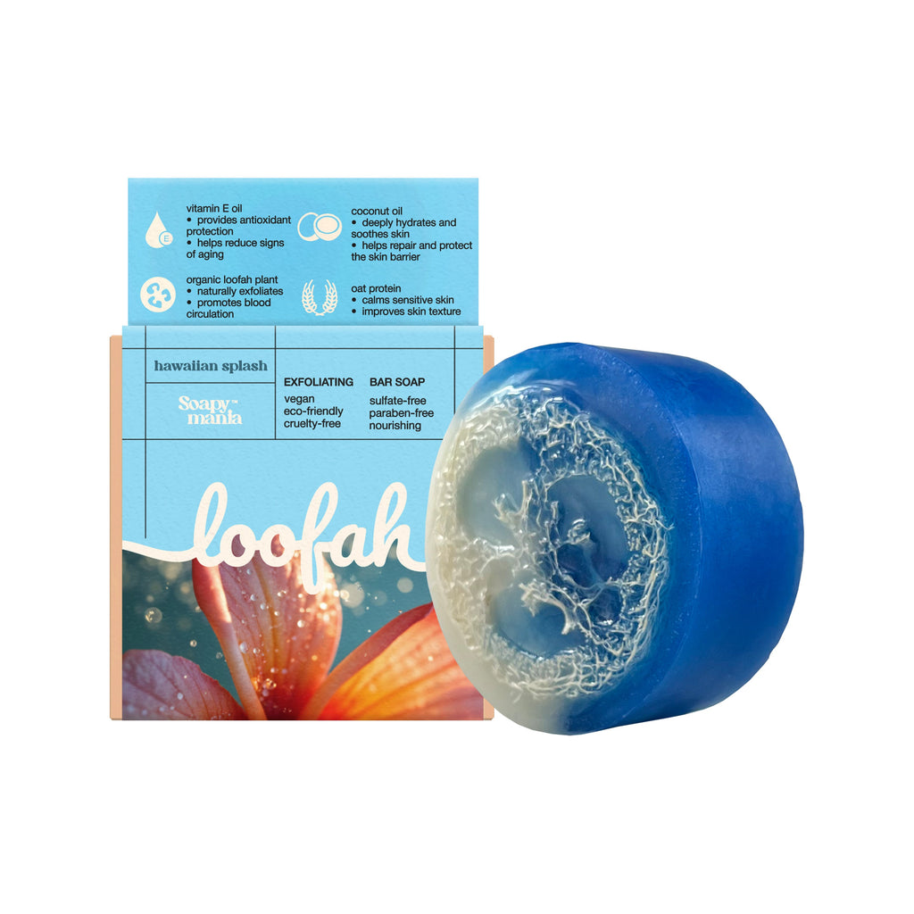 Hawaiian Splash Exfoliating Loofah Bar Soap