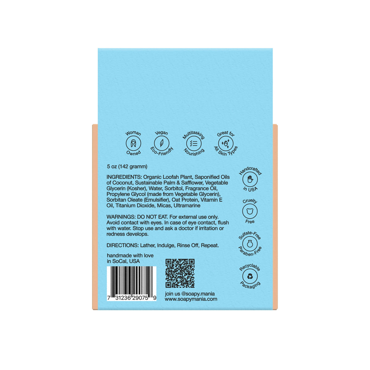 Daily Care Hawaiian Splash Exfoliating Loofah Bar Soap for daily home and personal routines with bath body and hygiene
