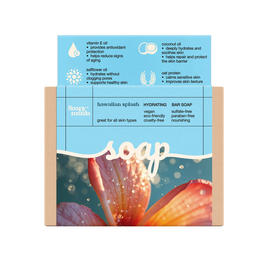 Practical Living Hawaiian Splash Hydrating Bar Soap for daily home and personal routines with bath body and hygiene