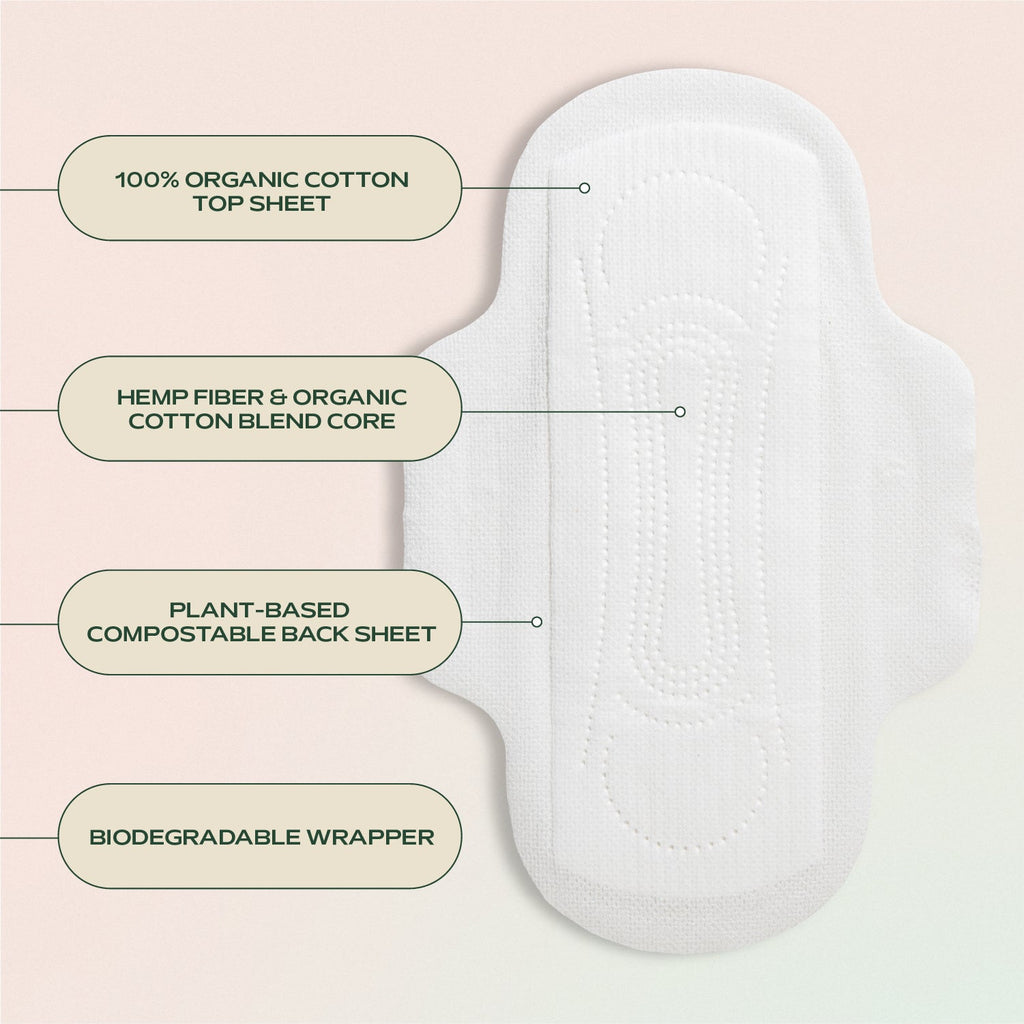 Daily Care Hemp Regular Pad for daily home and personal routines with bath body and hygiene
