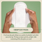 Daily Care Hemp Regular Pad for daily home and personal routines with bath body and hygiene