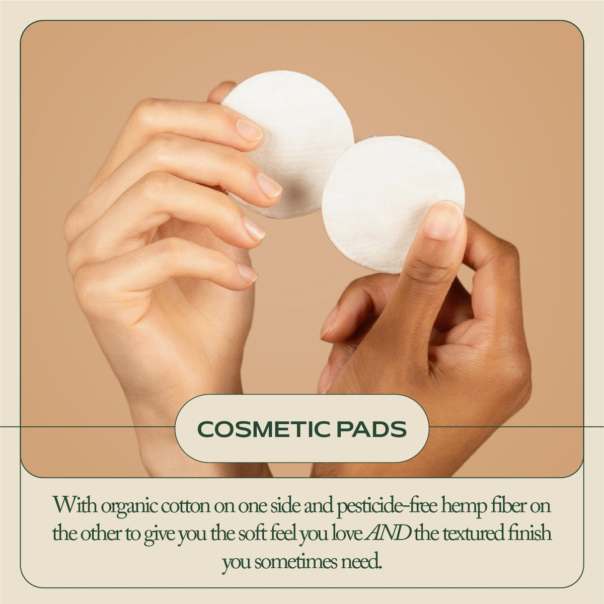 Home Essentials Hemp Cosmetic Rounds for daily home and personal routines with general everyday essentials