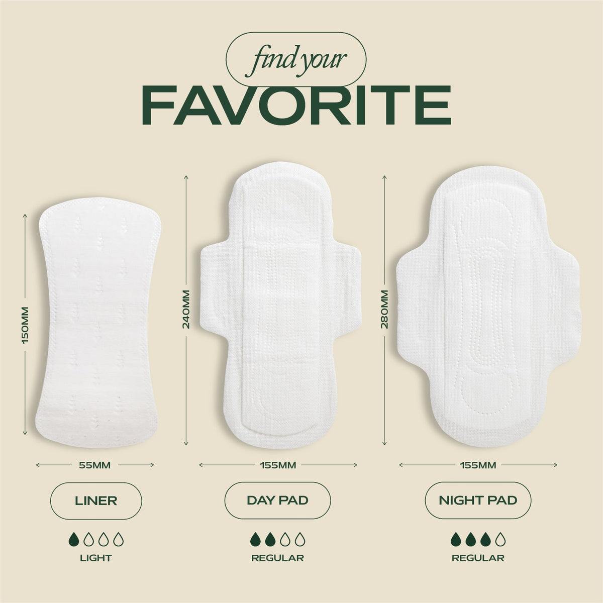 Daily Care Hemp Regular Pad for daily home and personal routines with bath body and hygiene