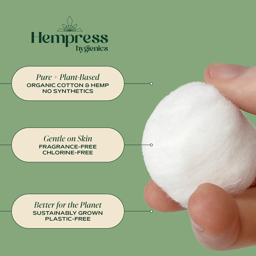Practical Living Hemp and Cotton Balls for daily home and personal routines with general everyday essentials