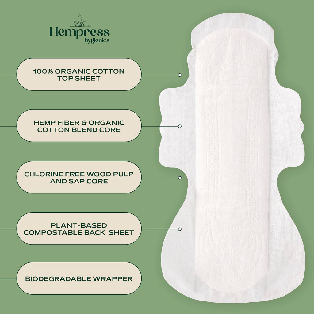 Routine Ready Hemp Overnight Pads for daily home and personal routines with bath body and hygiene