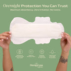 Routine Ready Hemp Overnight Pads for daily home and personal routines with bath body and hygiene