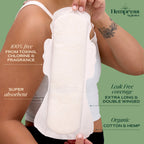 Routine Ready Hemp Overnight Pads for daily home and personal routines with bath body and hygiene