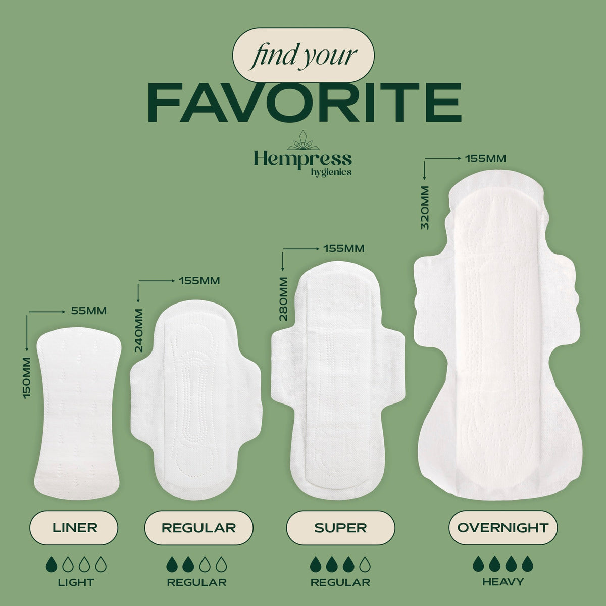 Routine Ready Hemp Overnight Pads for daily home and personal routines with bath body and hygiene