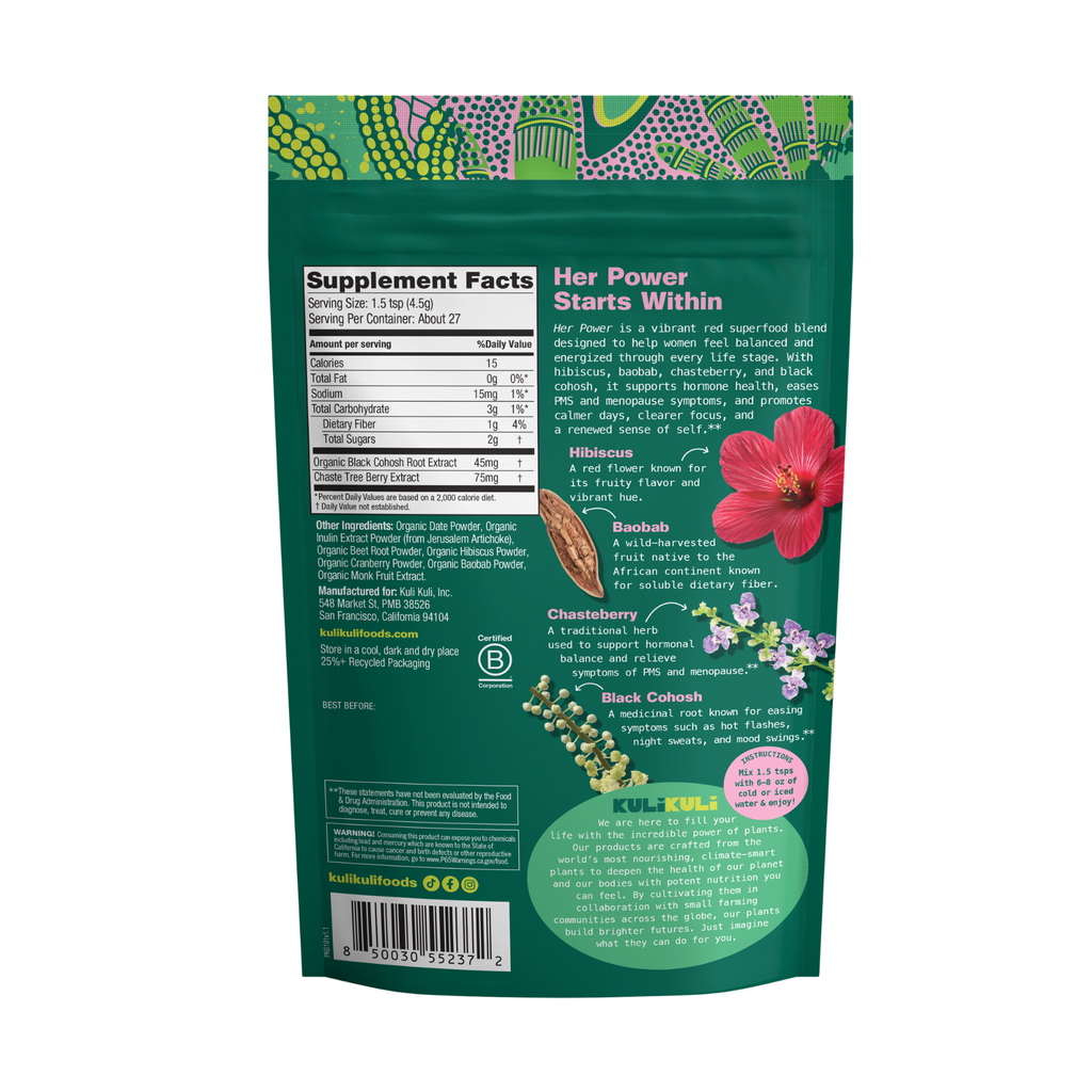 Practical Living Her Power Superfood Drink Mix for daily home and personal routines with pantry foods and beverages