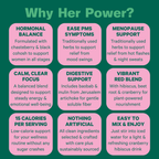 Practical Living Her Power Superfood Drink Mix for daily home and personal routines with pantry foods and beverages