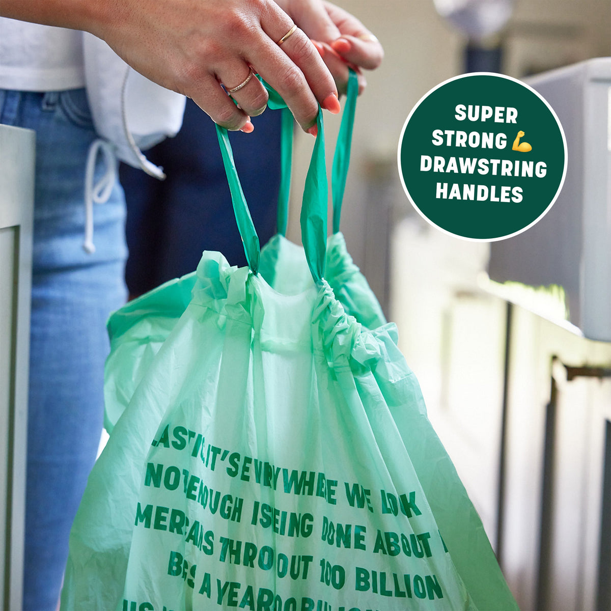 Practical Living Compostable Tall Kitchen Bags, 13 gal - Unscented for daily home and personal routines with cleaning laundry and paper products