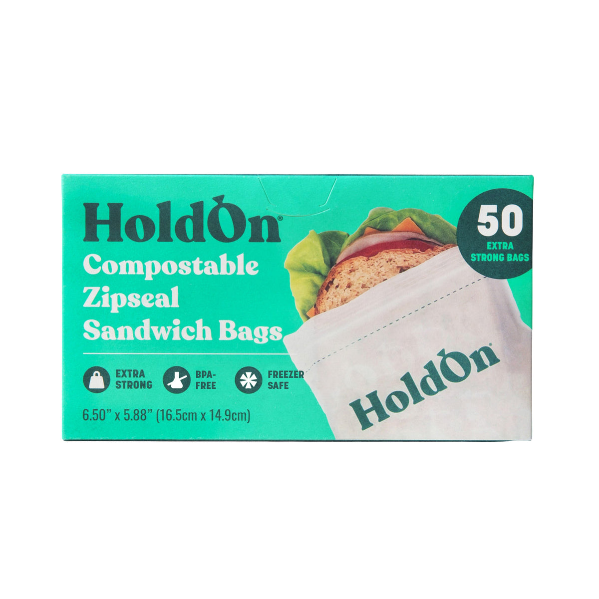 Compostable Sandwich Bags -  Freezer Safe