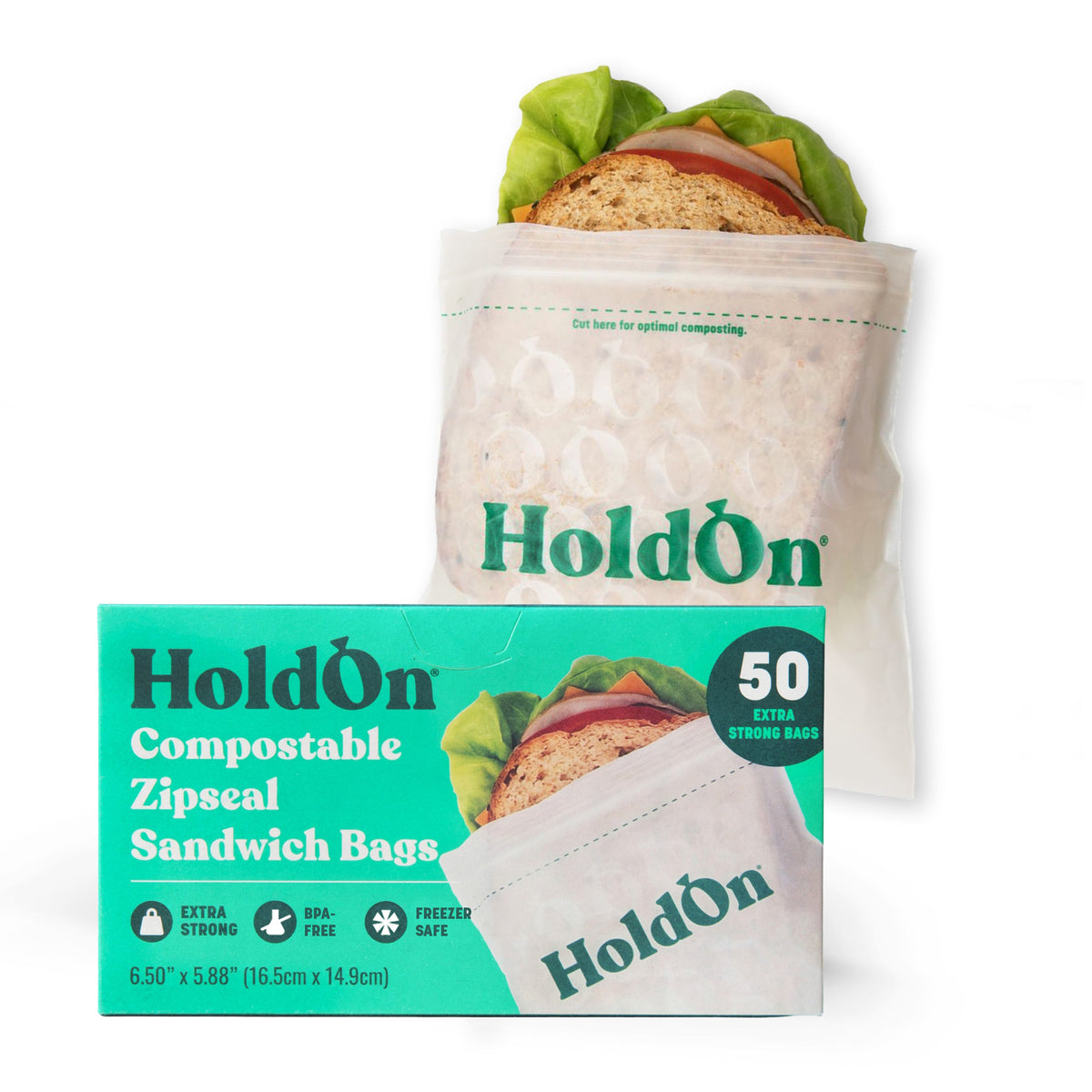 Everyday Home Compostable Sandwich Bags - Freezer Safe for daily home and personal routines with cookware food storage and kitchen tools