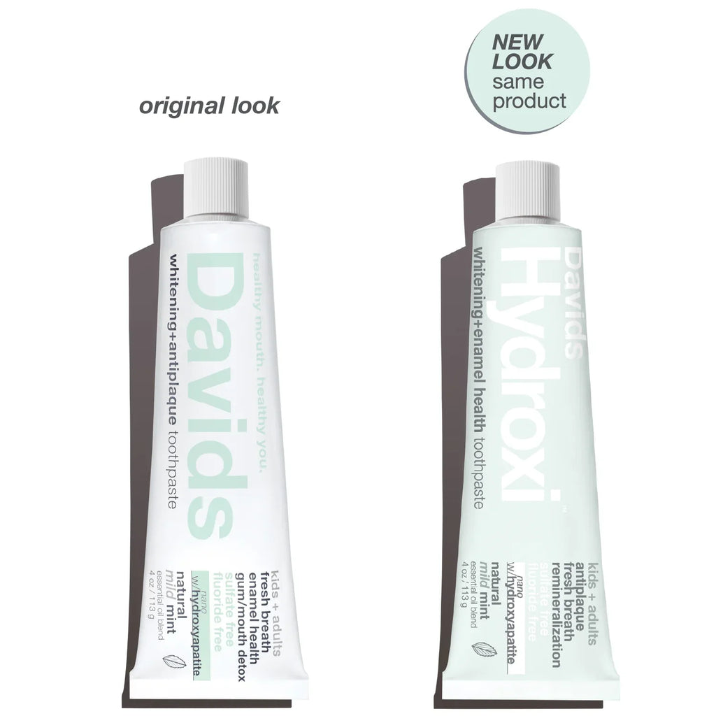Home Essentials Kids + Adults Toothpaste Hydroxi Whitening + Enamel Health for daily home and personal routines with oral care