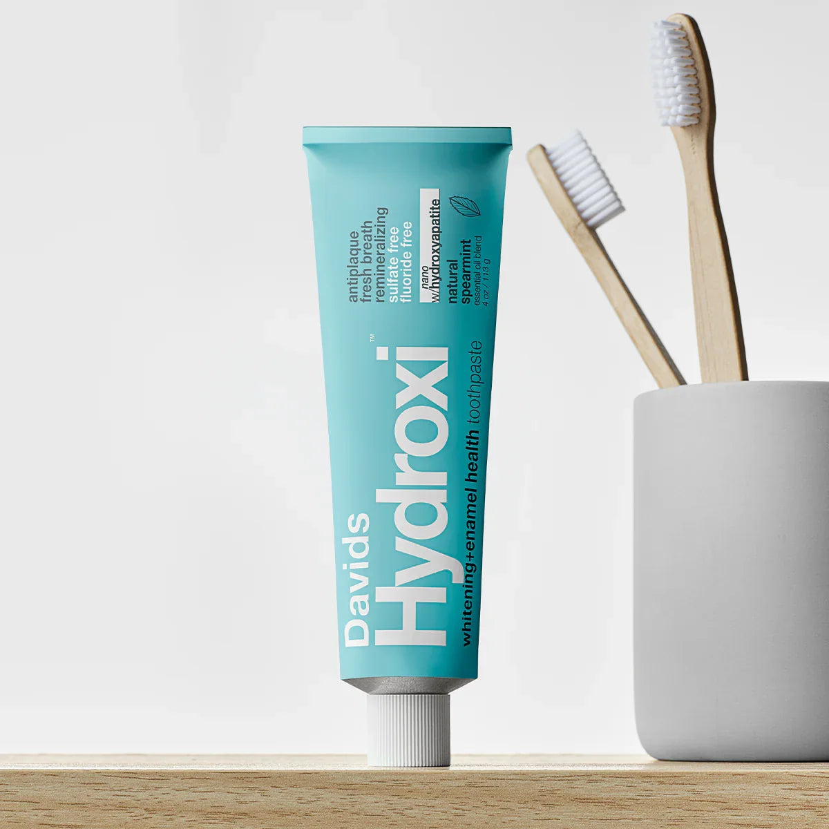 Routine Ready Hydroxi quality Toothpaste - Whitening + Enamel Health w nano-hydroxyapatite for daily home and personal routines with oral care