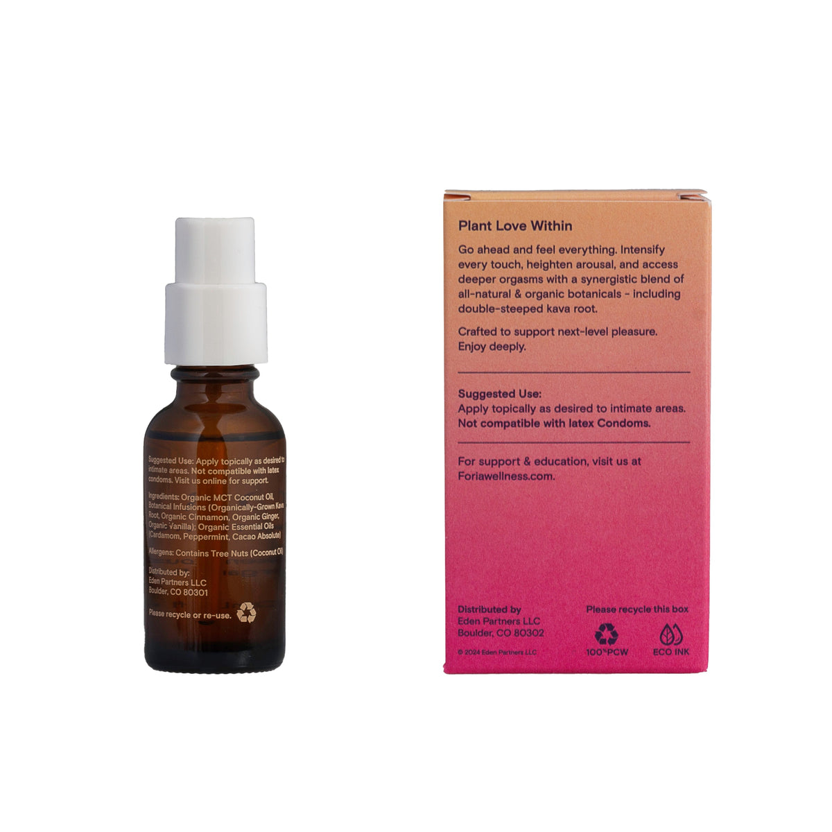 Daily Care Intimacy Awaken Arousal Oil with Organic Botanicals for daily home and personal routines with pantry foods and beverages