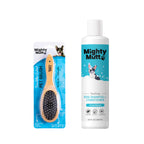 Buy Bamboo Grooming Brush for Pets, Get Dog Shampoo & Conditioner Free