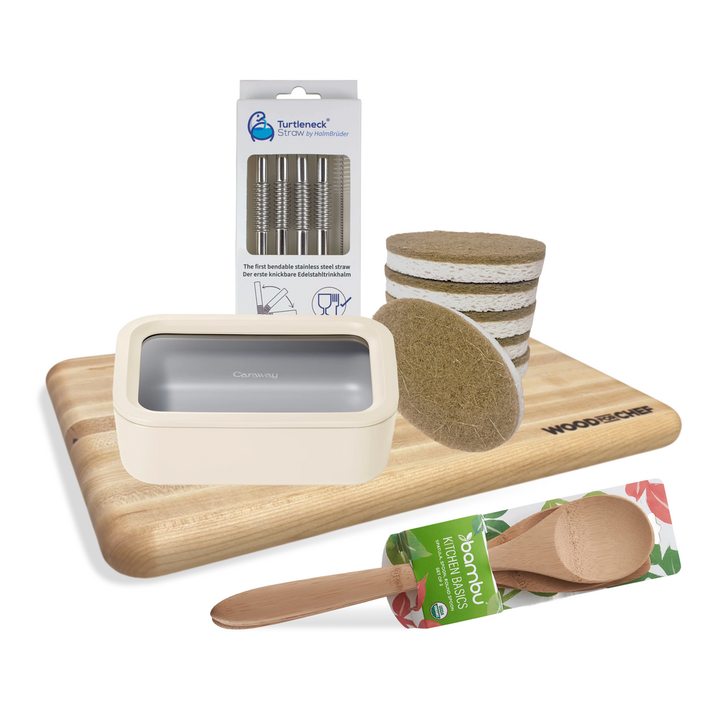 Daily Care Kitchen Bundle - Everyday Food-Contact Essentials for daily home and personal routines with pantry foods and beverages