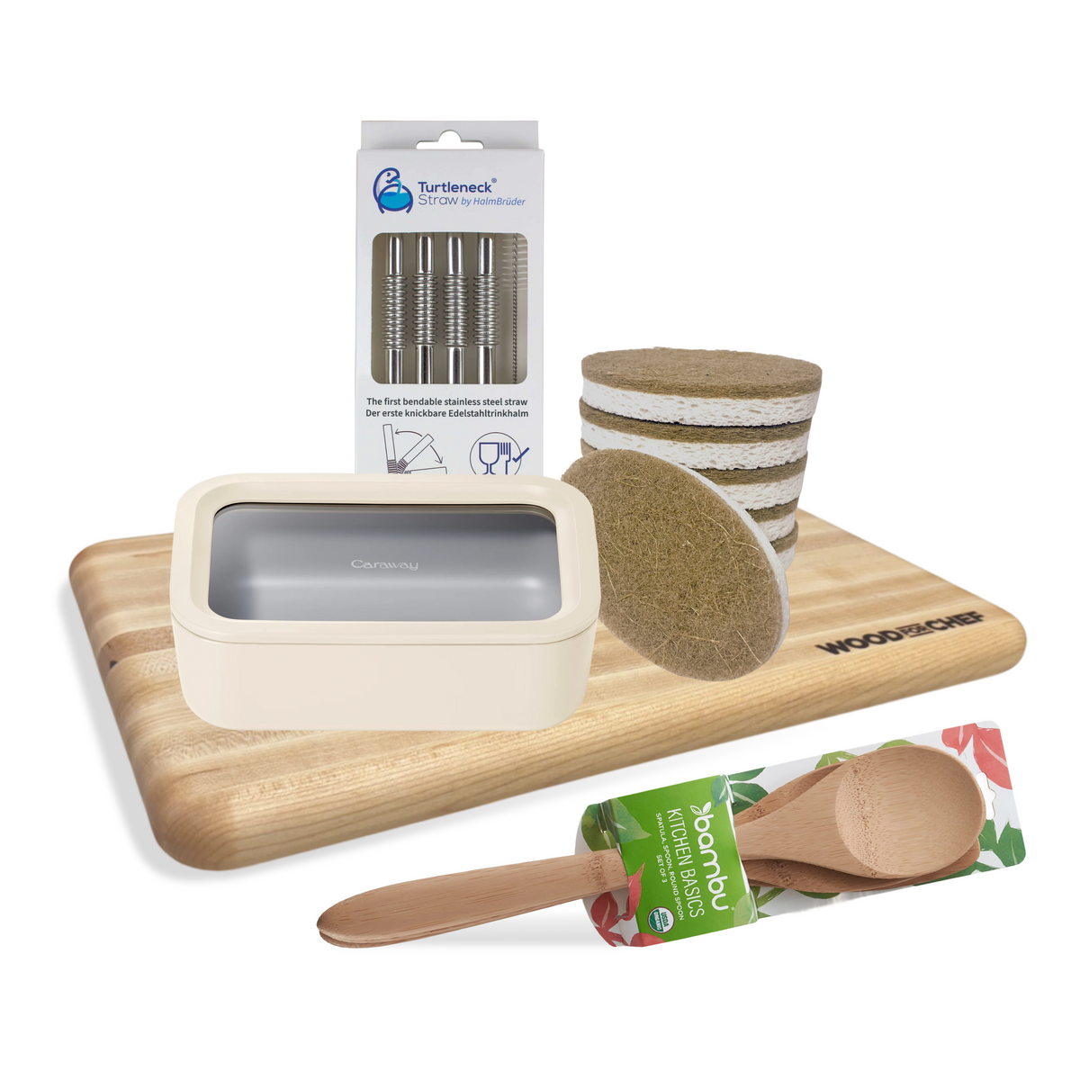 Daily Care Kitchen Bundle - Everyday Food-Contact Essentials for daily home and personal routines with pantry foods and beverages