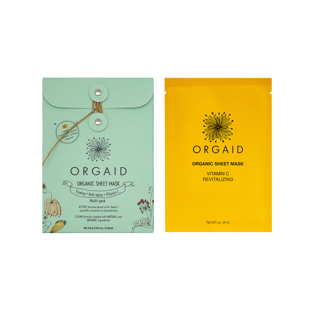 Buy Organic Sheet Mask Multi-Pack, Get Vitamin C & Revitalizing Organic Sheet Mask Free