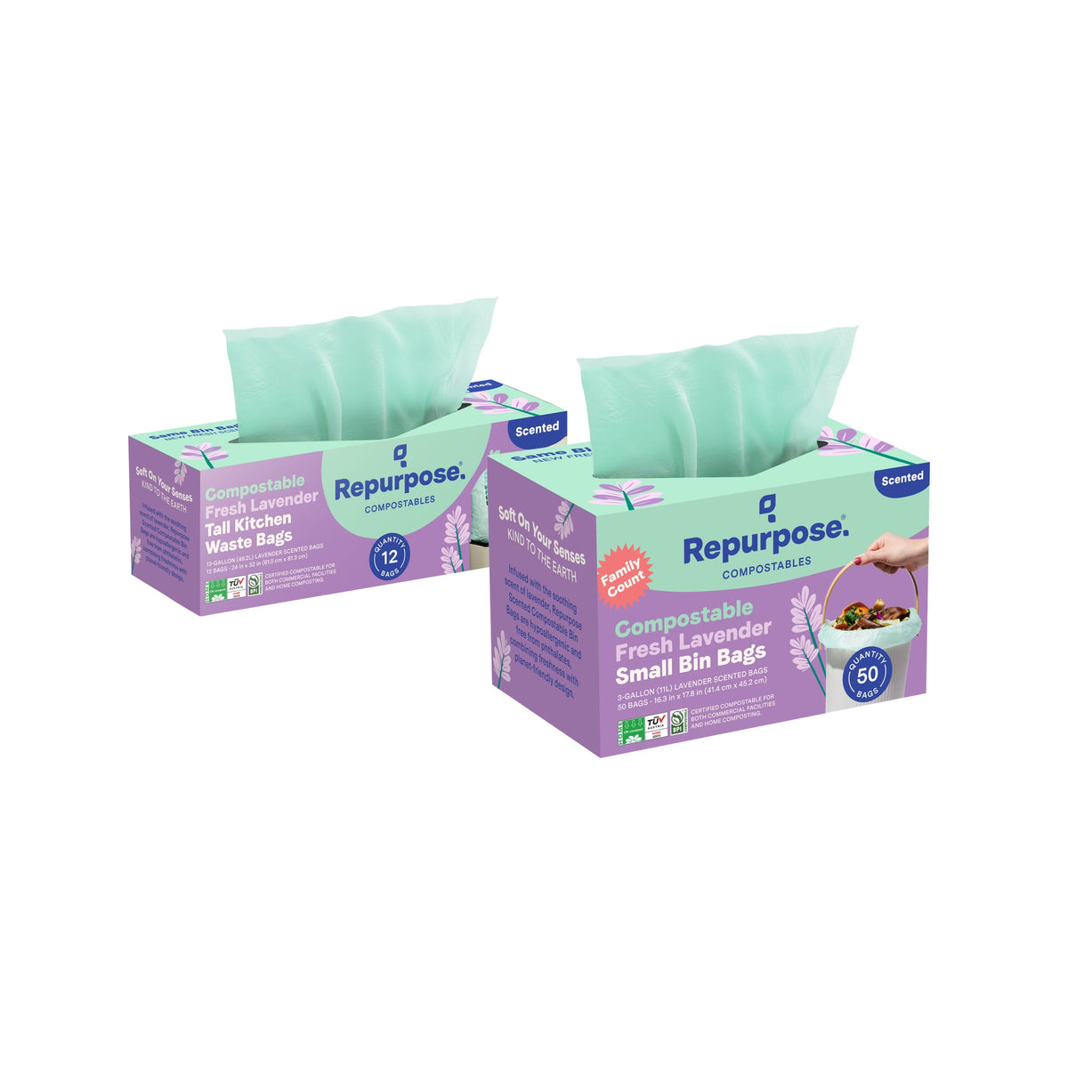 Buy Small Bin Bags (50 Bags), Get 13-Gal Tall Kitchen Bags Free