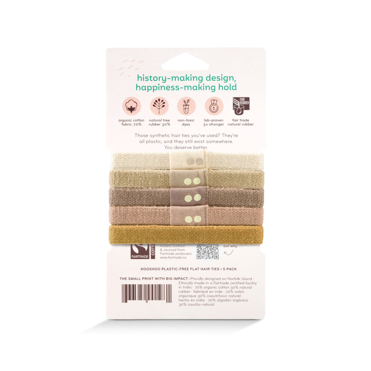 Everyday Home Flat Hair Ties for daily home and personal routines with hair care