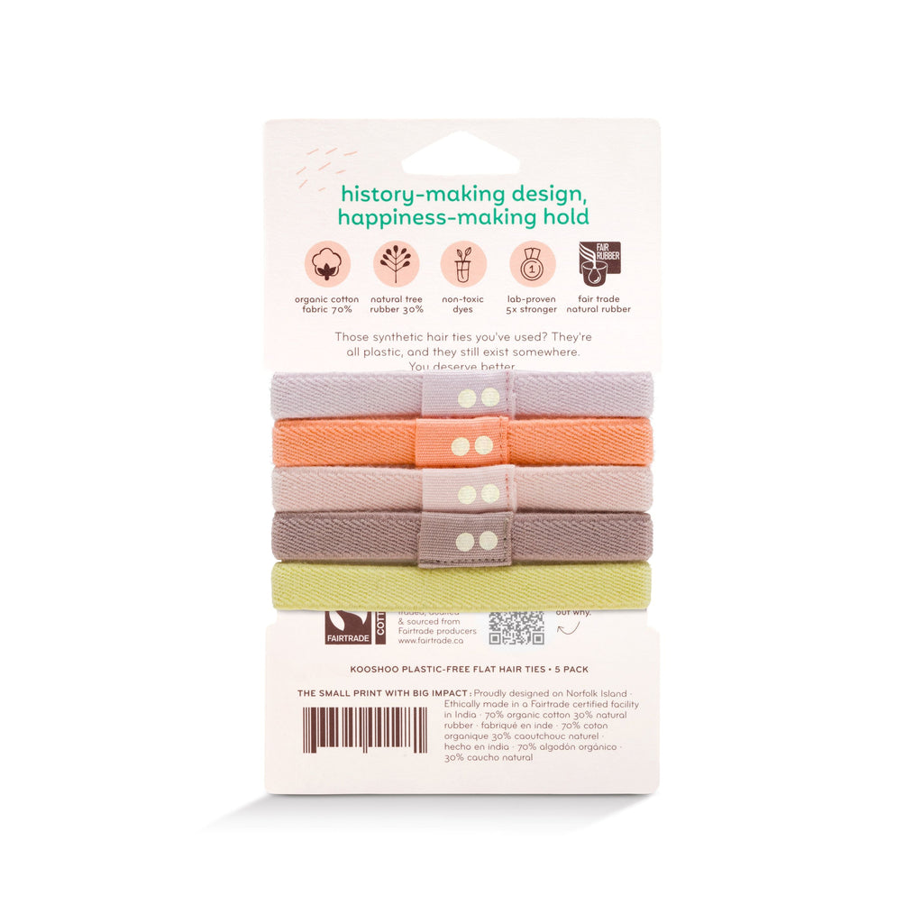 Everyday Home Flat Hair Ties for daily home and personal routines with hair care