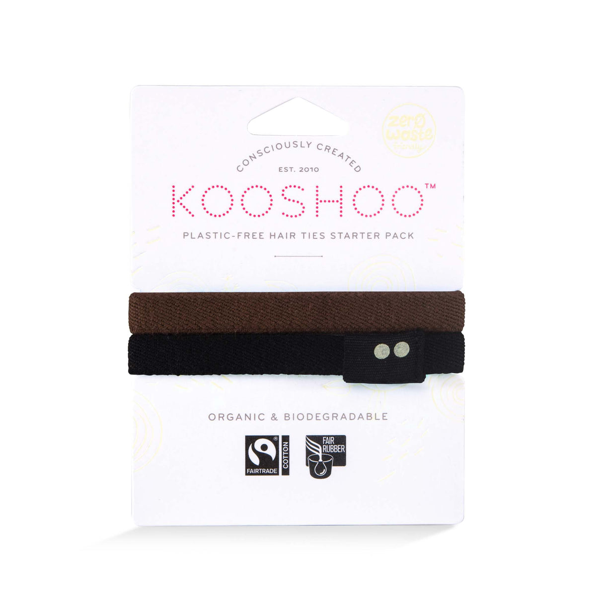 Hair Ties Sampler - Brown/Black