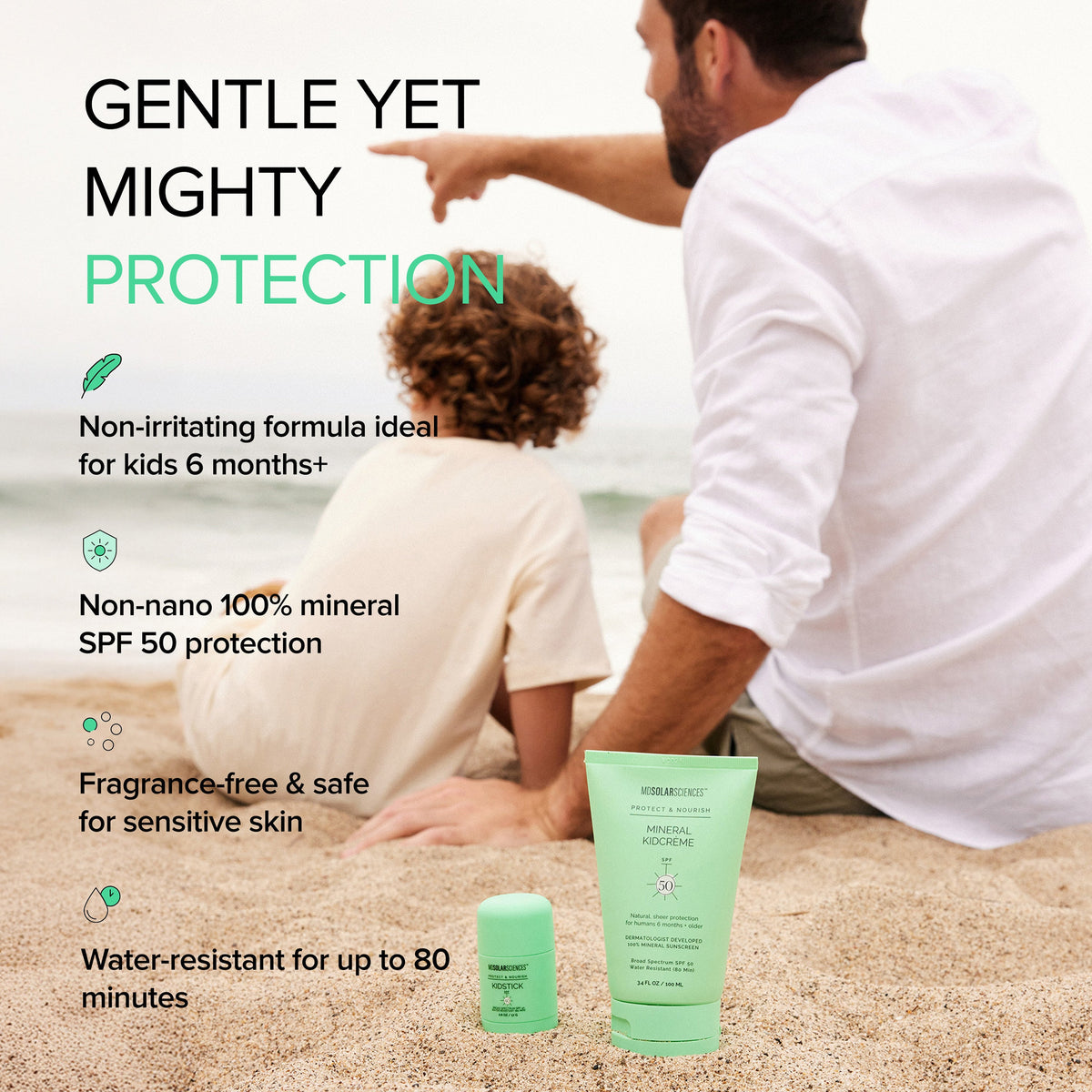 Everyday Home KidCreme SPF 50 for daily home and personal routines with facial skin and sun care