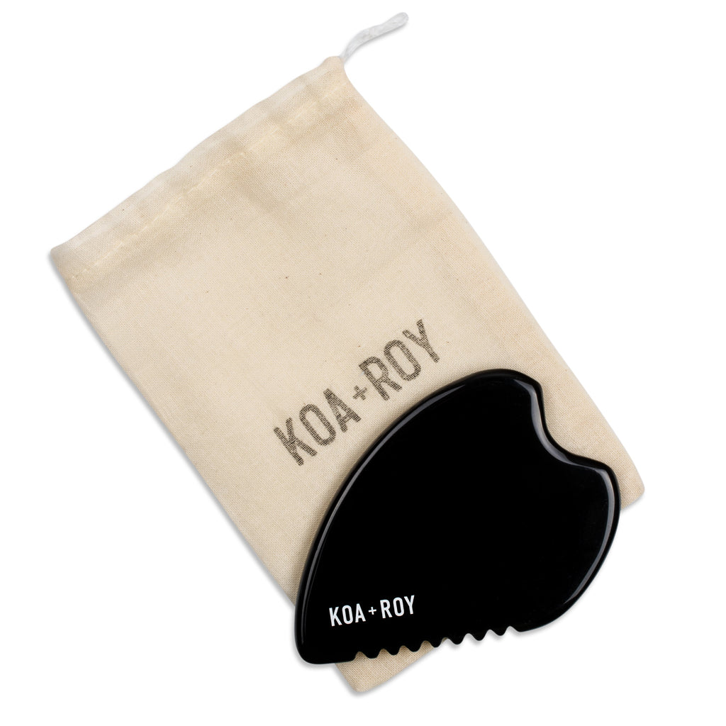 Everyday Home Large Black Obsidian Body Gua Sha Tool for daily home and personal routines with general everyday essentials
