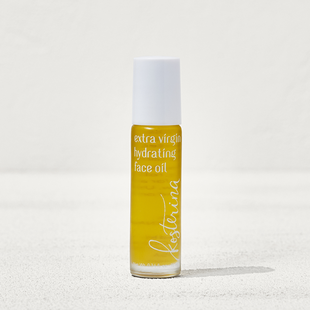 Home Essentials Extra Virgin Hydrating Face Oil - Rollerball for daily home and personal routines with facial skin and sun care