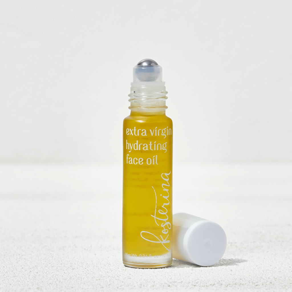 Home Essentials Extra Virgin Hydrating Face Oil - Rollerball for daily home and personal routines with facial skin and sun care