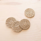 Everyday Home Abaca Coasters, set of 4 for daily home and personal routines with general everyday essentials