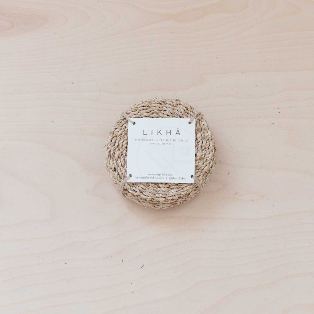 Everyday Home Abaca Coasters, set of 4 for daily home and personal routines with general everyday essentials