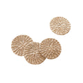 Abaca Coasters, set of 4