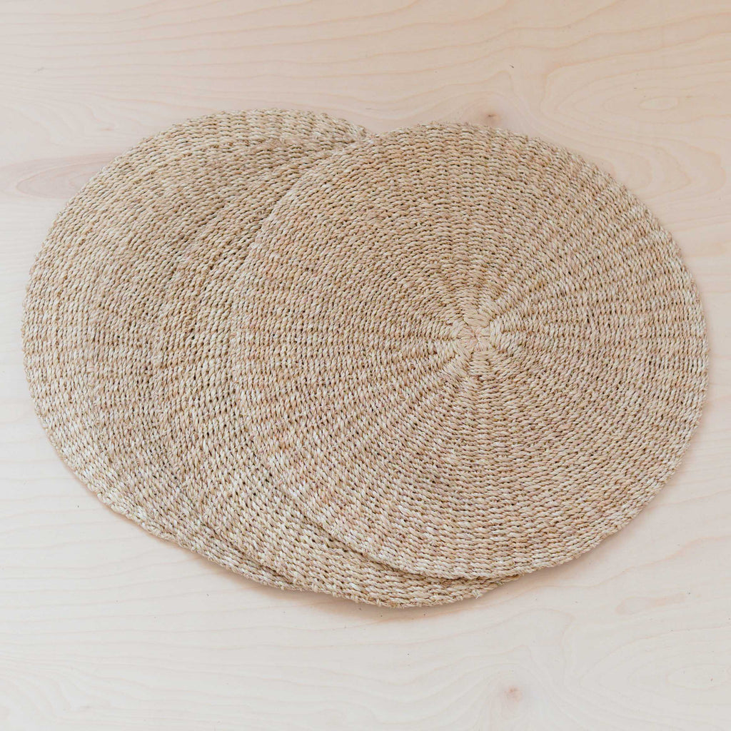 Everyday Home Abaca Placemats, set of 2 for daily home and personal routines with general everyday essentials
