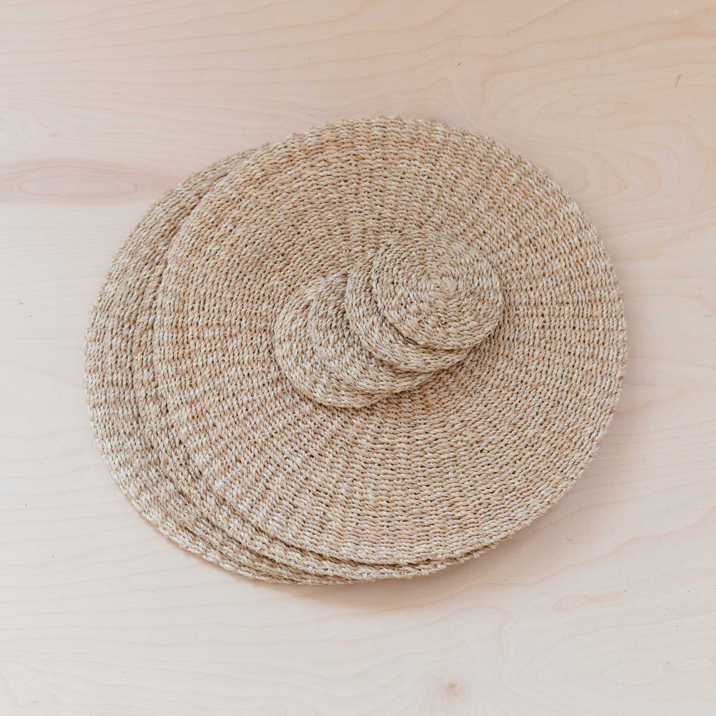 Everyday Home Abaca Placemats, set of 2 for daily home and personal routines with general everyday essentials