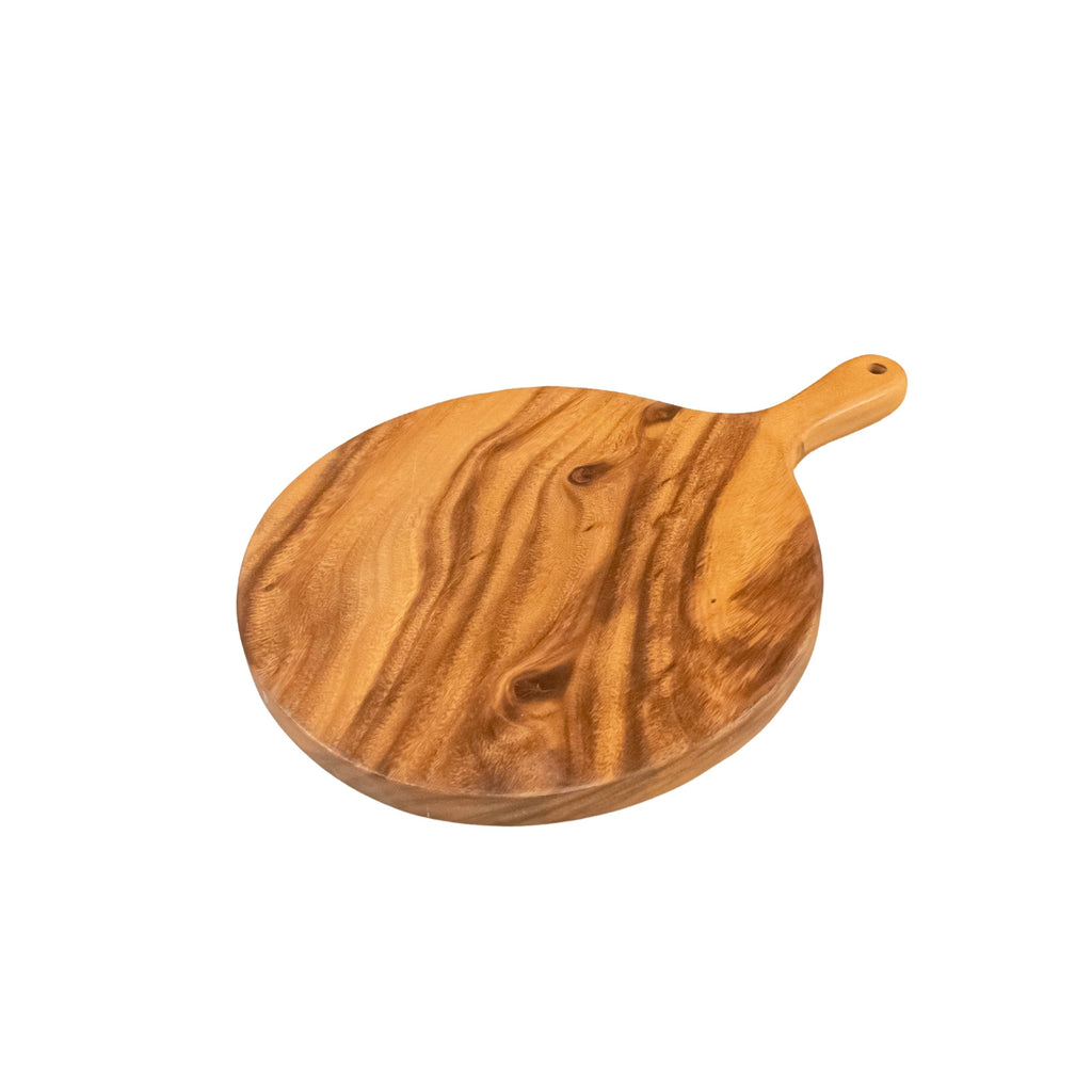 Acacia Cutting Board - Round with handle