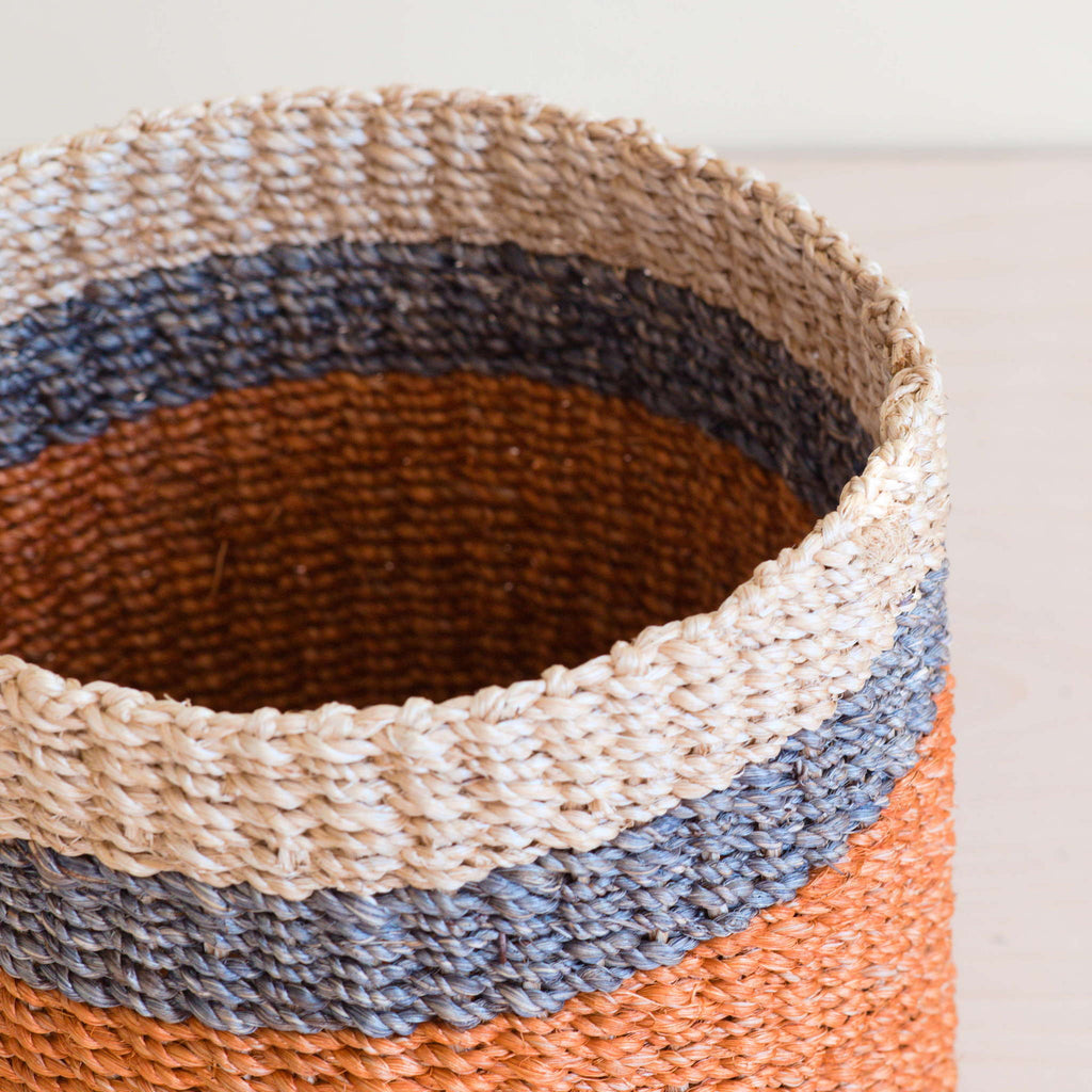 Everyday Home Abaca Cylinder Tabletop Basket for daily home and personal routines with home organization and everyday goods