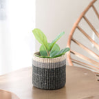 Daily Care Abaca Cylinder Tabletop Basket for daily home and personal routines with home organization and everyday goods