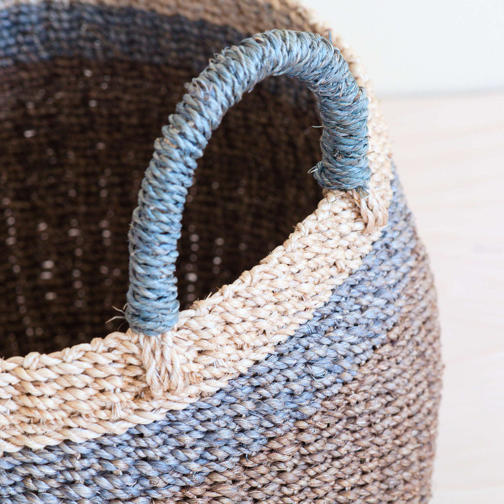 Routine Ready Abaca Bulge Basket for daily home and personal routines with home organization and everyday goods