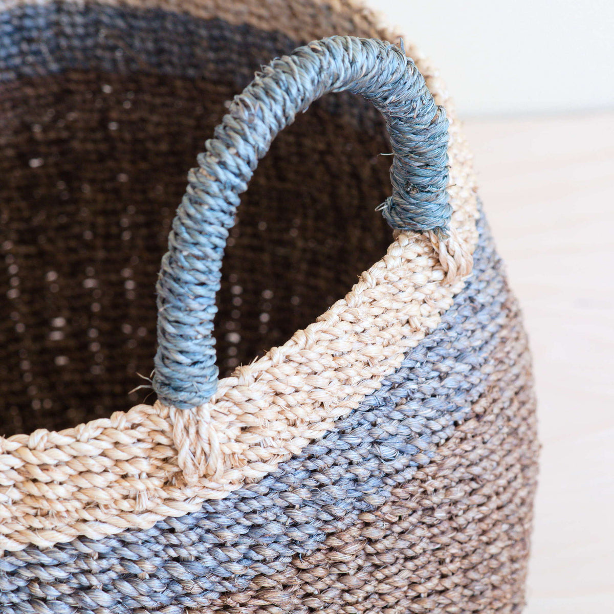 Routine Ready Abaca Bulge Basket for daily home and personal routines with home organization and everyday goods