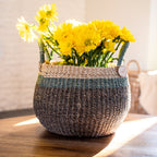 Routine Ready Abaca Bulge Basket for daily home and personal routines with home organization and everyday goods