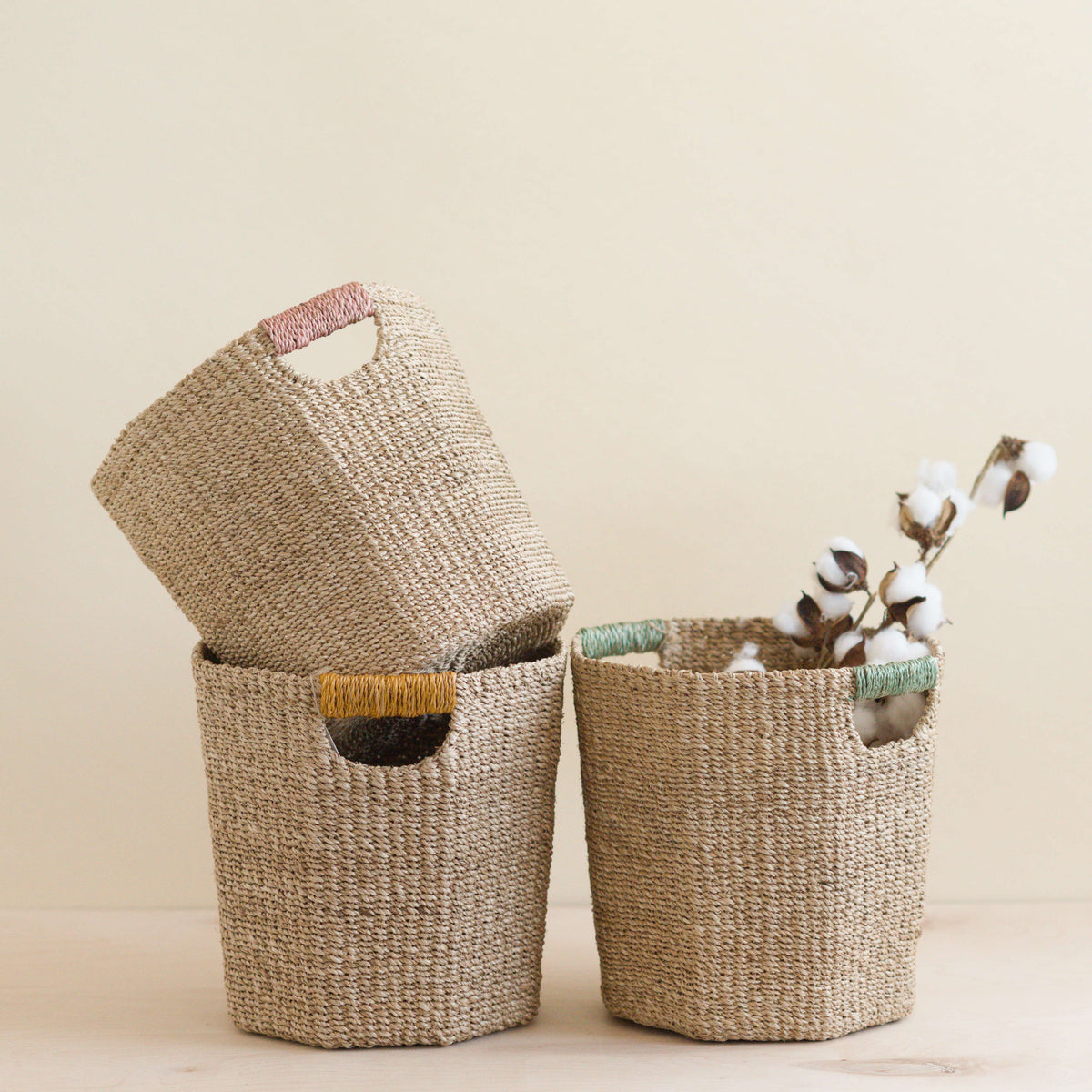 Practical Living Abaca Octagon Basket for daily home and personal routines with home organization and everyday goods