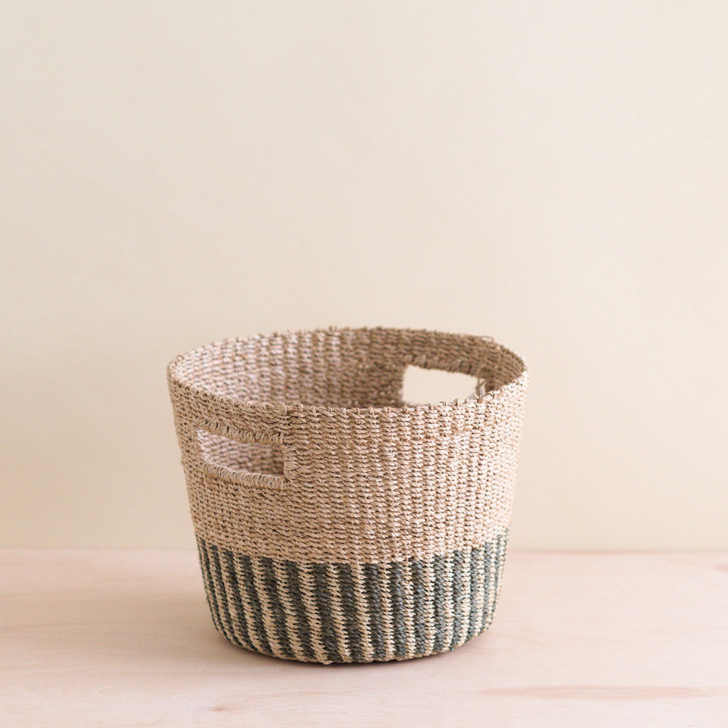 Practical Living Abaca Tapered Basket for daily home and personal routines with home organization and everyday goods