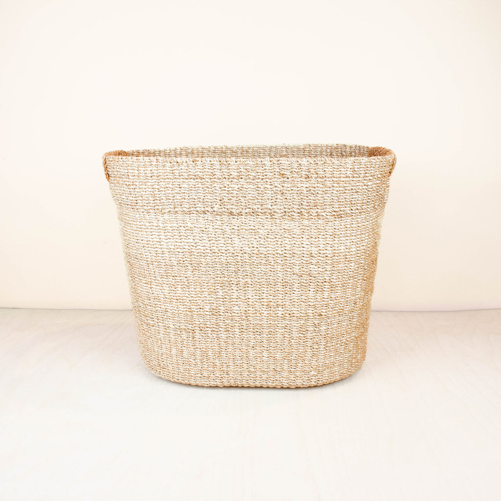 Daily Care Abaca Rounded Oval Basket, set of 2 for daily home and personal routines with home organization and everyday goods